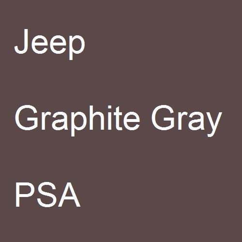 Jeep, Graphite Gray, PSA.